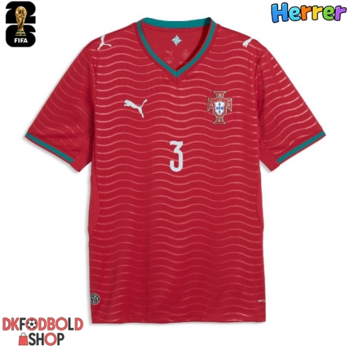 Portugal Ruben Dias #3 Hjemmebanetrøje VM 2026 Kort ærmer